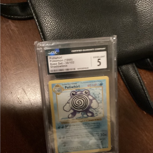 CGC Graded Poliwrath Base Set Pokemon Trading Card - Grade 5